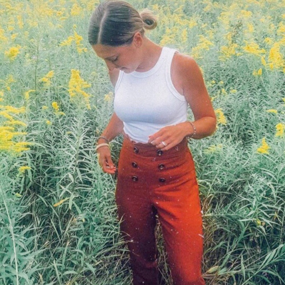 ✨HOST PICK Rust Paper Bag Pants